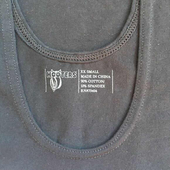 🔃Hooters Logo Waitress Uniform Tank Top - Picture 4 of 5